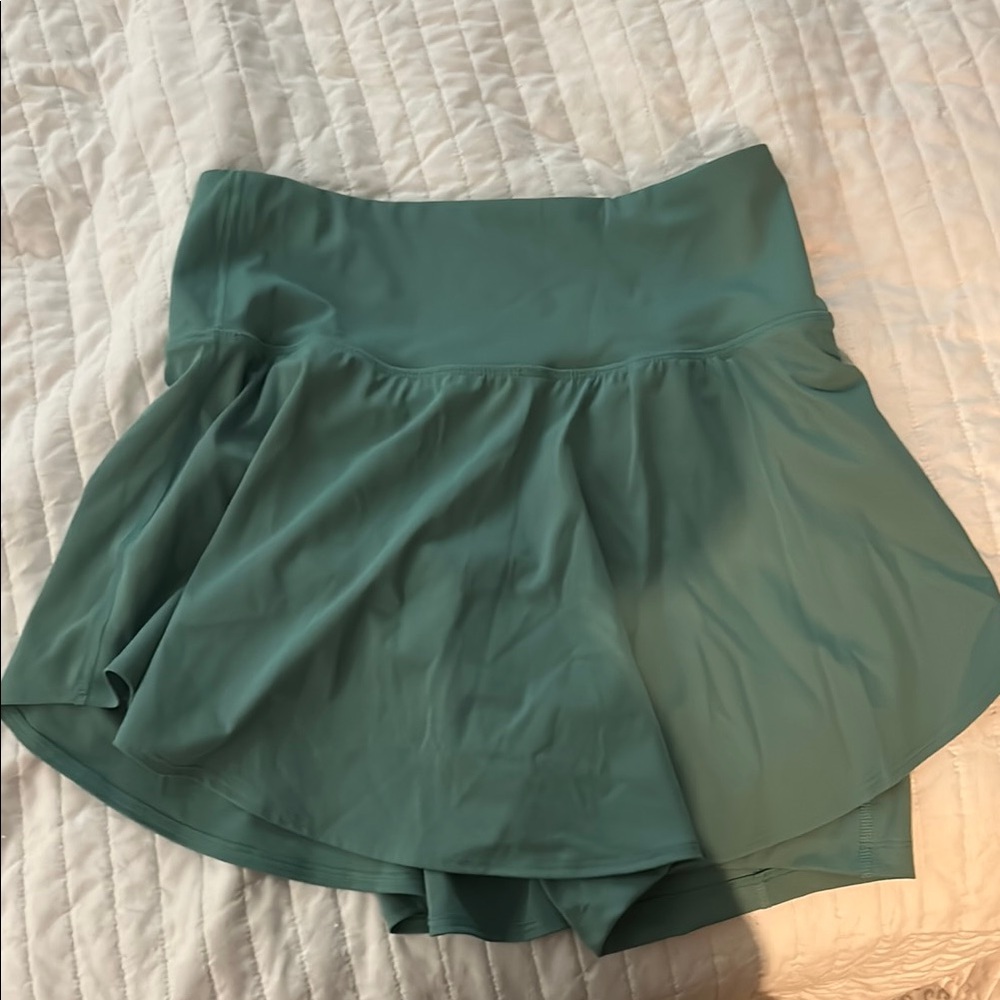 Old Navy Teal High-Rise Athletic Skort